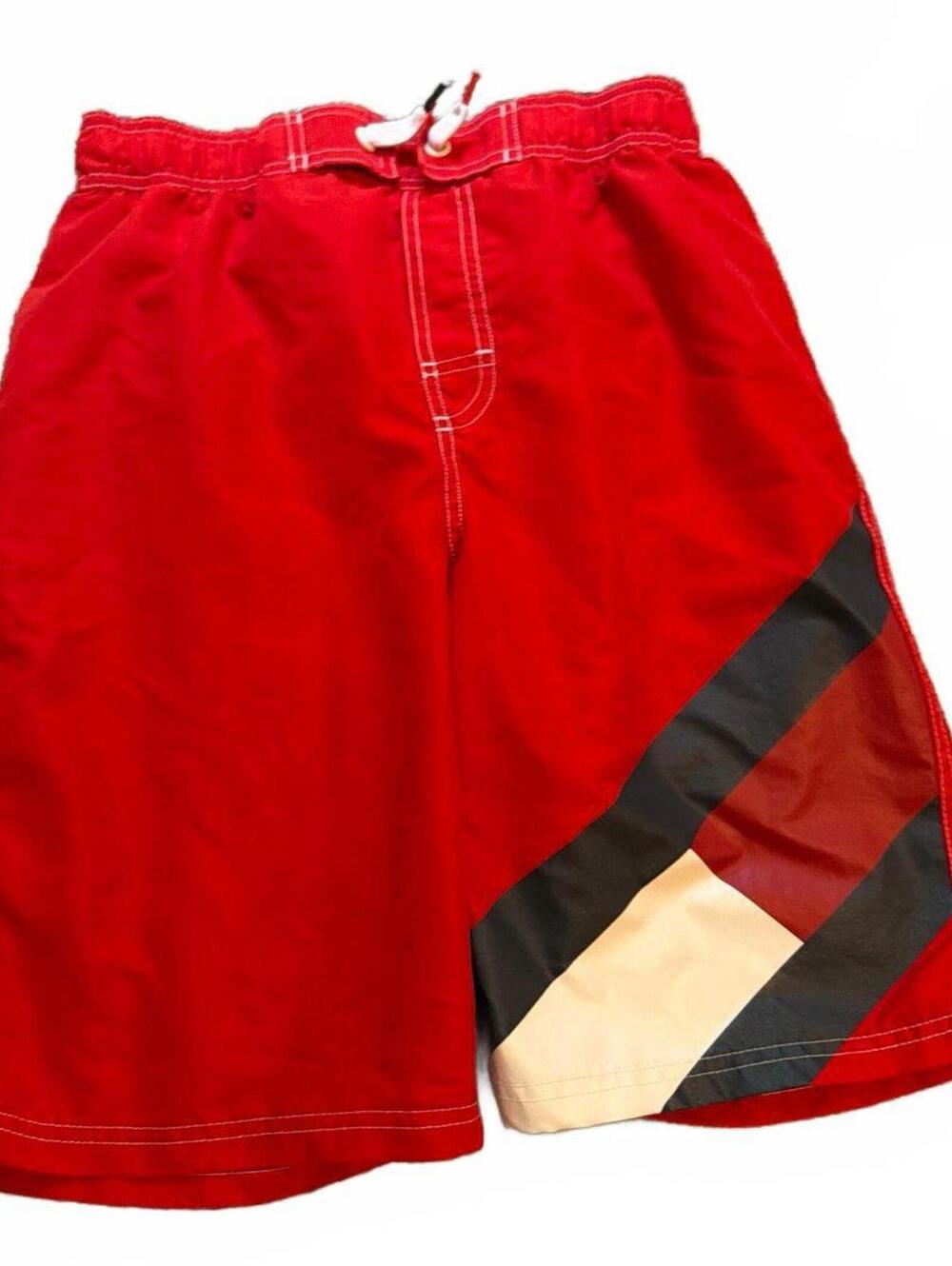 Tommy Hilfiger Boys Red Swim Shorts XL